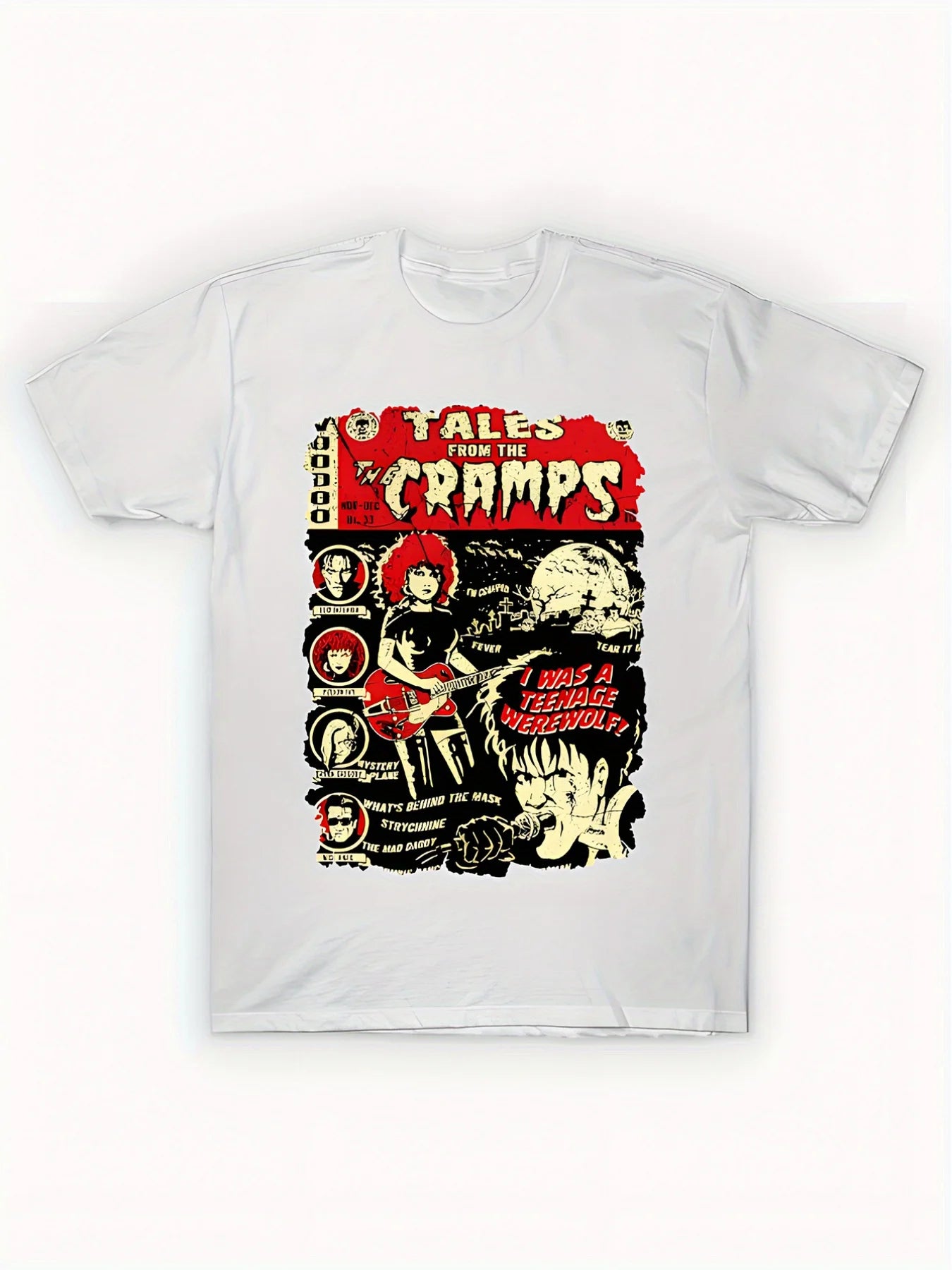 Funny Graphic Tales from the Cramp Short Sleeve T-Shirt for Men - Humorous Graphic Tee for Casual Daily Wear - Soft, Breathable