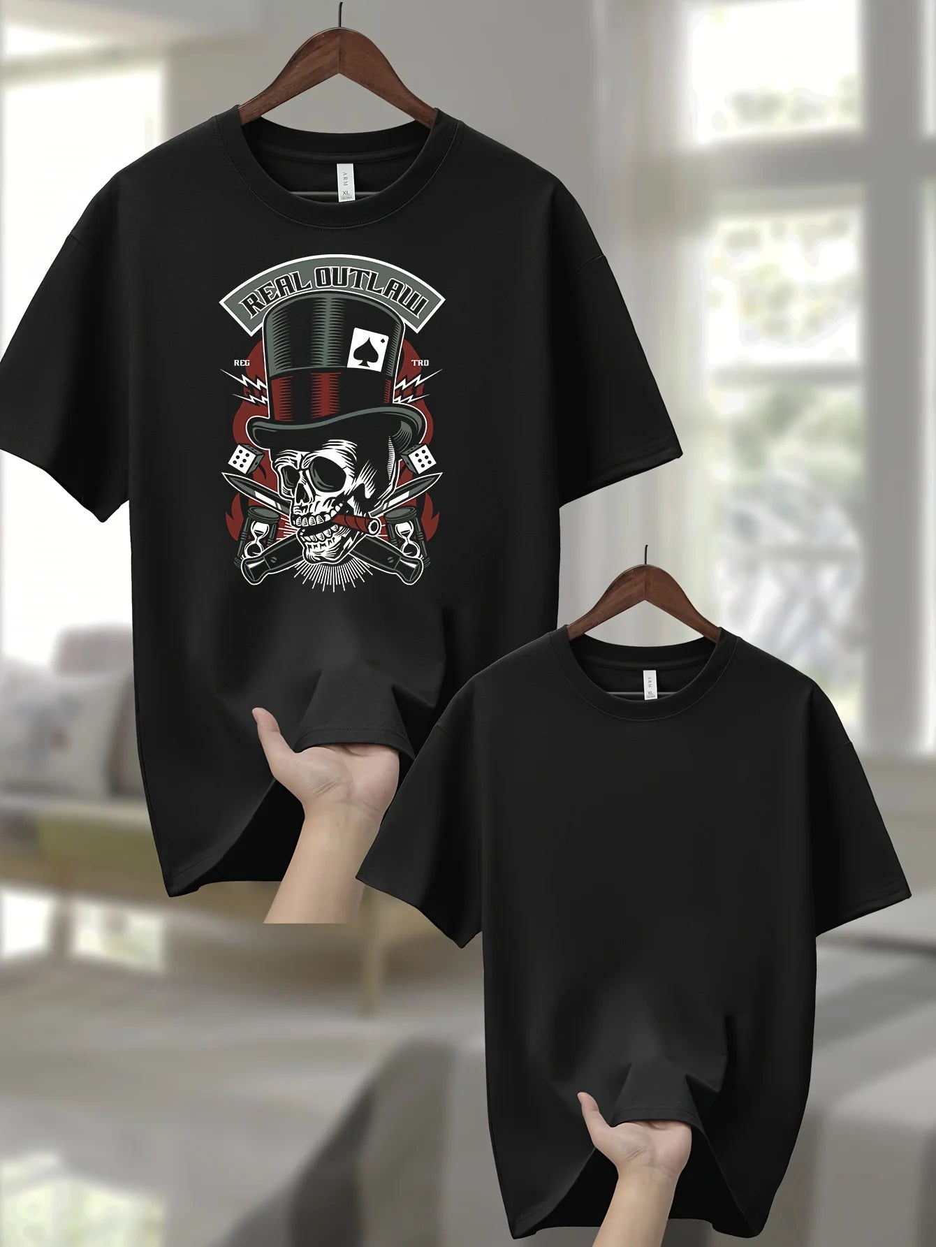 Men'S 100% Cotton T-Shirt, CasualSports Style, Crew Neck, Short Sleeve, Regular Fit, Brea