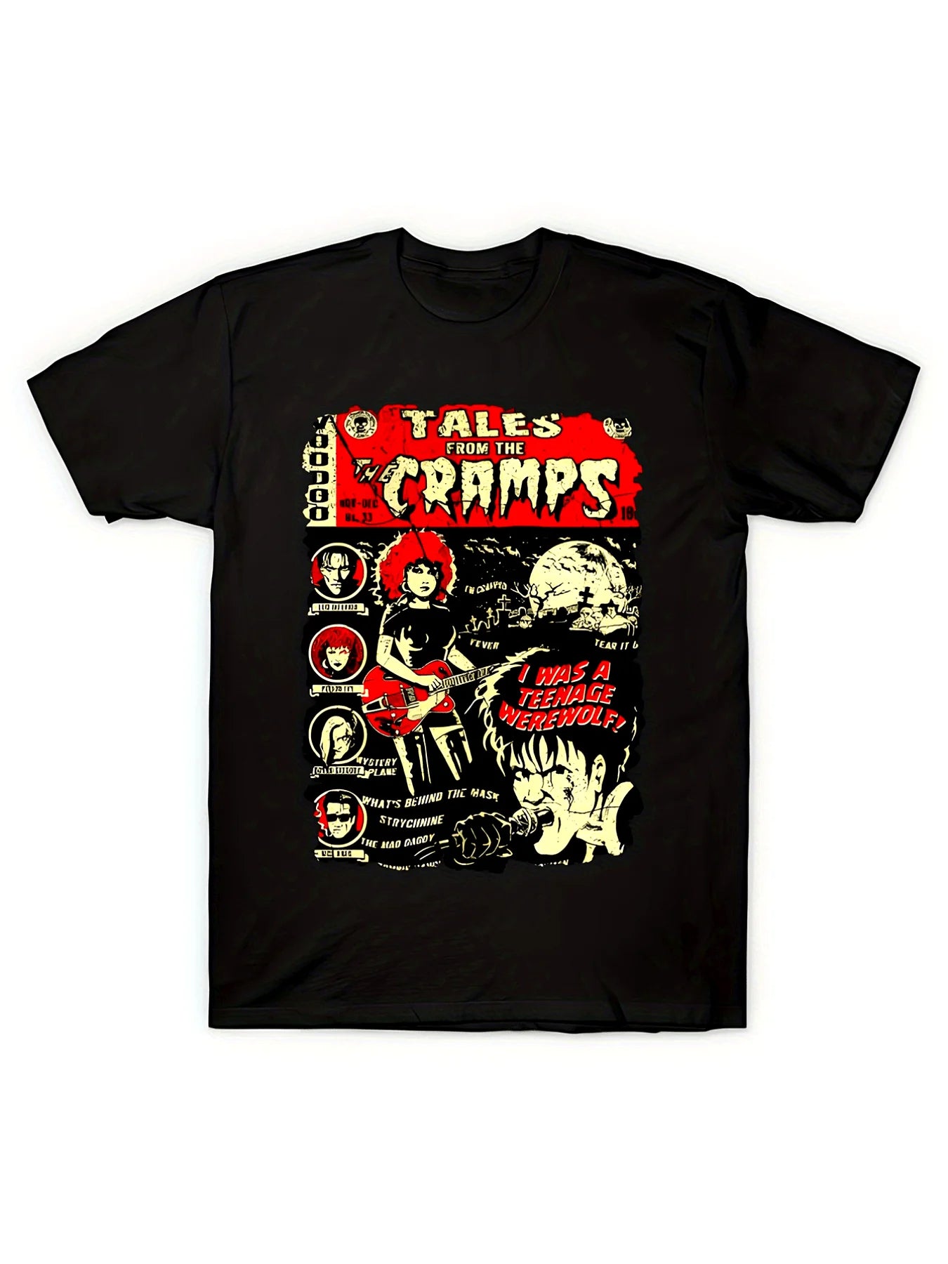 Funny Graphic Tales from the Cramp Short Sleeve T-Shirt for Men - Humorous Graphic Tee for Casual Daily Wear - Soft, Breathable