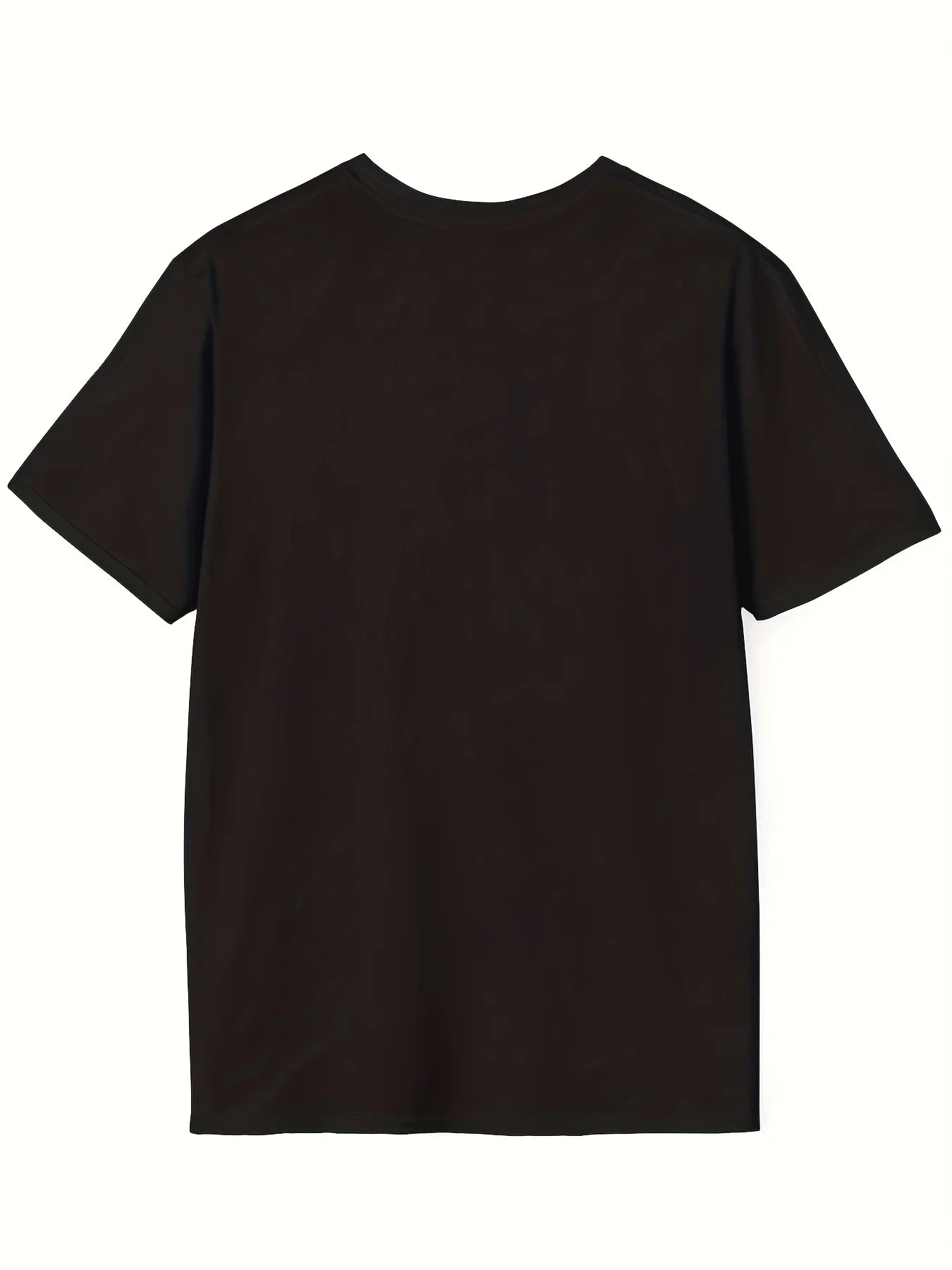Black S-3XL Men'S T-shirt Soft Sports and Leisure Cross Design