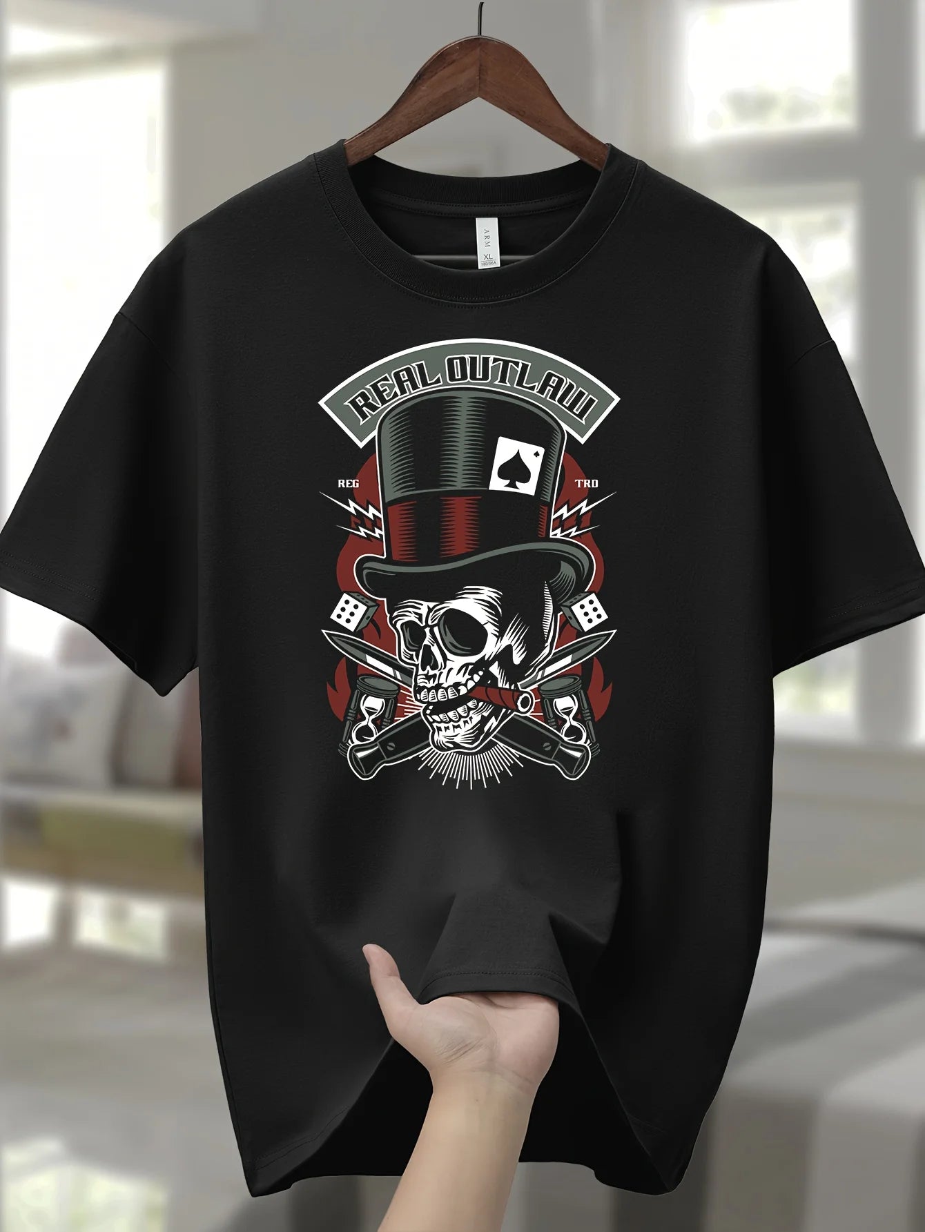 Men'S 100% Cotton T-Shirt, CasualSports Style, Crew Neck, Short Sleeve, Regular Fit, Brea
