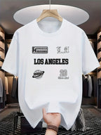 180G Pure Cotton Single-Sided Printed Round Neck Short Sleeve T-Shirt, Summer Men'S Pure Cotton T-Shirt