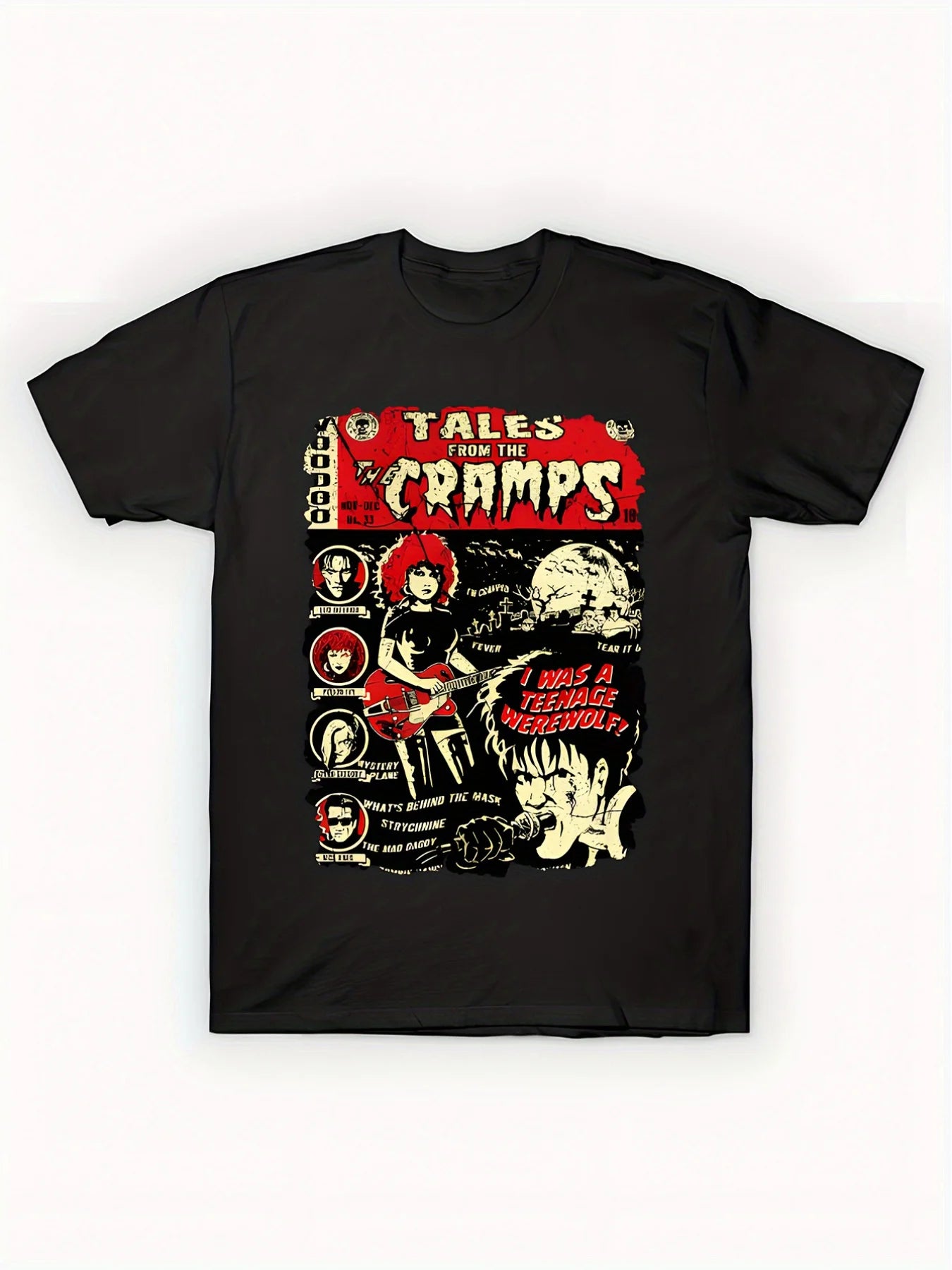 Funny Graphic Tales from the Cramp Short Sleeve T-Shirt for Men - Humorous Graphic Tee for Casual Daily Wear - Soft, Breathable